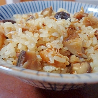 焼き豚とメンマで旨々中華おこわ風♡筍ご飯